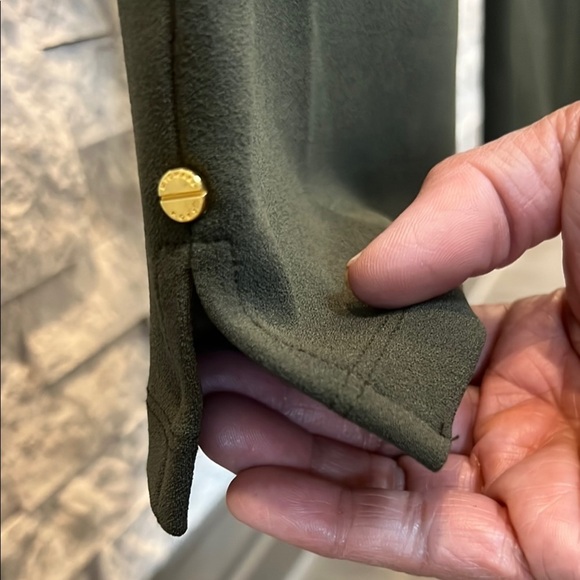 Michael Kors Military/Camo Green Elastic Waist Pants size Large NWT - Picture 7 of 13